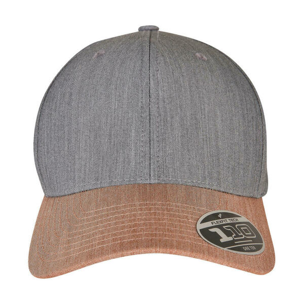 110 Melange Mix Cap - Grey/Khaki - One Size 110 Melange Mix Cap - Grey/Khaki - One Size